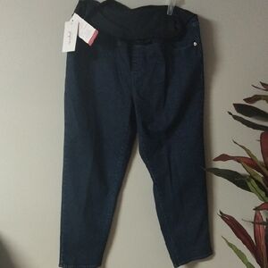 Isabel Maternity Dark Blue Jeans